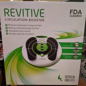 NIB REVITIVE IX Circulation Booster with IsoRocker RIX Foot Massage Pain Relief